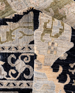 Serapi One-of-a-Kind Wool Black Area Rug 7' 11" x 9' 10"