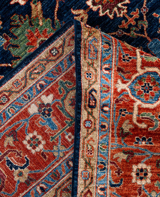 Serapi One-of-a-Kind Wool Blue Area Rug 8' 0" x 9' 10"