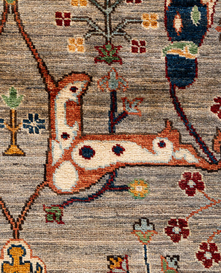 Serapi One-of-a-Kind Wool Brown Area Rug 8' 1" x 9' 9"