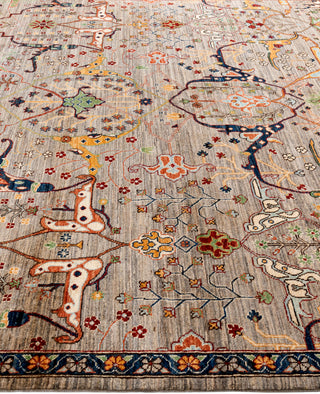 Serapi One-of-a-Kind Wool Brown Area Rug 8' 1" x 9' 9"