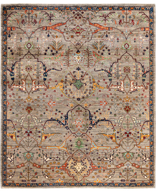 Serapi One-of-a-Kind Wool Brown Area Rug 8' 1" x 9' 9"