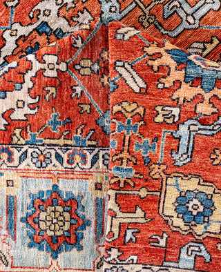 Serapi One-of-a-Kind Wool Orange Area Rug 8' 3" x 10' 0"