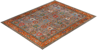 Serapi One-of-a-Kind Wool Gray Area Rug 8' 1" x 10' 3"