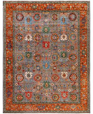 Serapi One-of-a-Kind Wool Gray Area Rug 8' 1" x 10' 3"