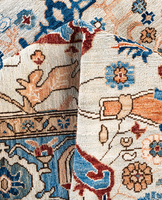 Serapi One-of-a-Kind Wool Ivory Area Rug 7' 9" x 9' 9"