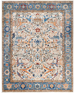 Serapi One-of-a-Kind Wool Ivory Area Rug 7' 9" x 9' 9"