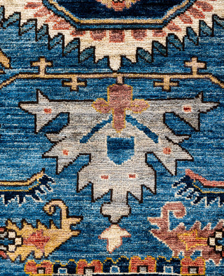 Serapi One-of-a-Kind Wool Blue Area Rug 8' 1" x 9' 9"
