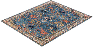 Serapi One-of-a-Kind Wool Blue Area Rug 8' 1" x 9' 9"
