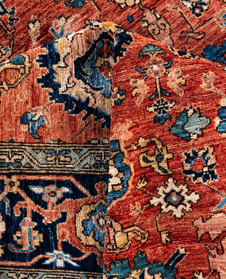 Serapi One-of-a-Kind Wool Orange Area Rug 8' 0" x 10' 1"