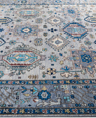 Serapi One-of-a-Kind Wool Gray Area Rug 8' 0" x 9' 11"