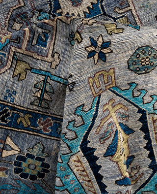Serapi One-of-a-Kind Wool Gray Area Rug 8' 0" x 9' 11"