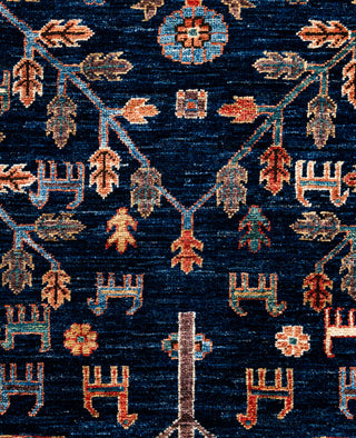 Serapi One-of-a-Kind Wool Blue Area Rug 8' 3" x 9' 10"