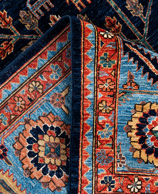 Serapi One-of-a-Kind Wool Blue Area Rug 8' 3" x 9' 10"