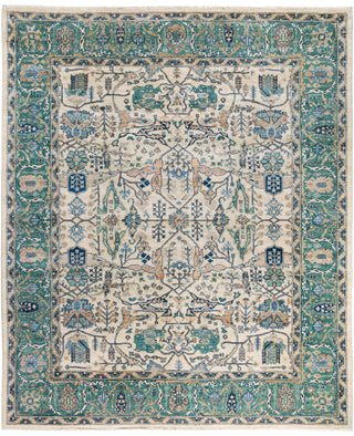Serapi One-of-a-Kind Wool Ivory Area Rug 8' 2" x 9' 10"