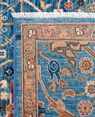 Serapi One-of-a-Kind Wool Blue Area Rug 7' 9" x 9' 9"