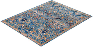 Serapi One-of-a-Kind Wool Blue Area Rug 7' 9" x 9' 9"