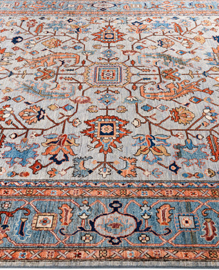Serapi One-of-a-Kind Wool Gray Area Rug 8' 0" x 9' 11"