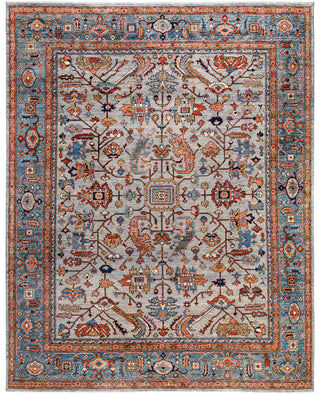 Serapi One-of-a-Kind Wool Gray Area Rug 8' 0" x 9' 11"