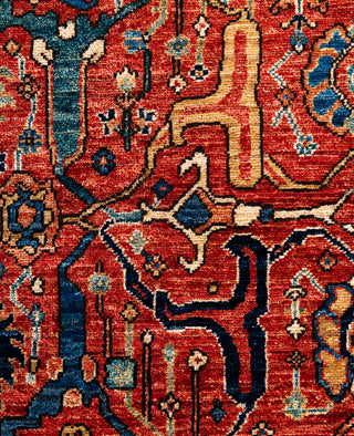Serapi One-of-a-Kind Wool Red Area Rug 7' 10" x 9' 10"