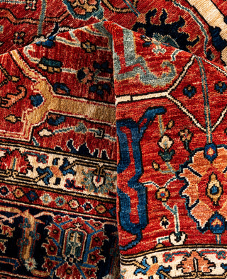 Serapi One-of-a-Kind Wool Red Area Rug 7' 10" x 9' 10"