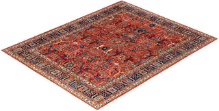 Serapi One-of-a-Kind Wool Red Area Rug 7' 10" x 9' 10"