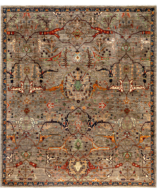 Serapi One-of-a-Kind Wool Brown Area Rug 8' 3" x 9' 9"
