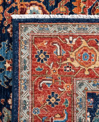Serapi One-of-a-Kind Wool Blue Area Rug 8' 2" x 10' 1"