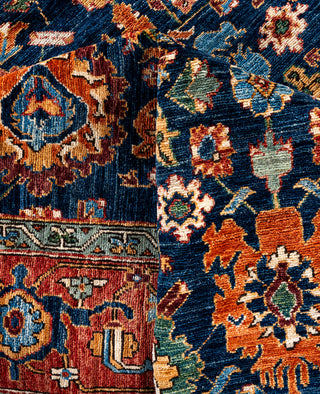 Serapi One-of-a-Kind Wool Blue Area Rug 8' 2" x 10' 1"