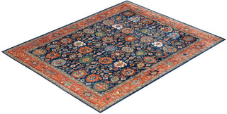 Serapi One-of-a-Kind Wool Blue Area Rug 8' 2" x 10' 1"