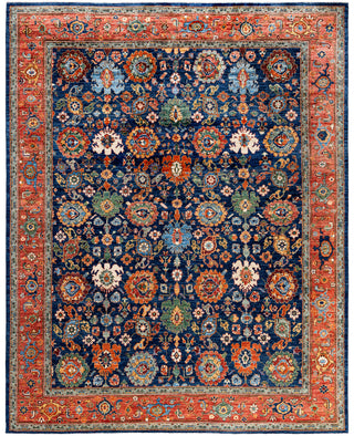 Serapi One-of-a-Kind Wool Blue Area Rug 8' 2" x 10' 1"
