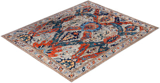 Serapi One-of-a-Kind Wool Gray Area Rug 7' 11" x 9' 9"