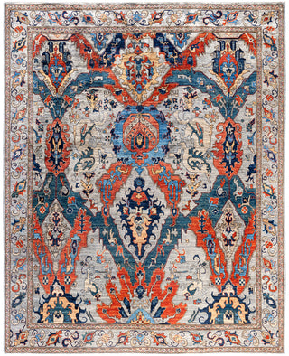 Serapi One-of-a-Kind Wool Gray Area Rug 7' 11" x 9' 9"