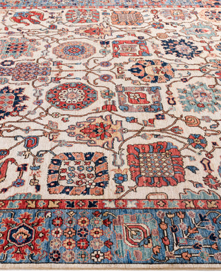 Serapi One-of-a-Kind Wool Ivory Area Rug 8' 1" x 9' 11"