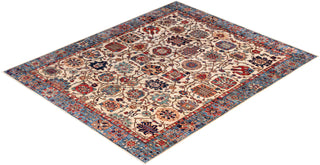 Serapi One-of-a-Kind Wool Ivory Area Rug 8' 1" x 9' 11"