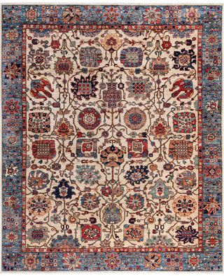 Serapi One-of-a-Kind Wool Ivory Area Rug 8' 1" x 9' 11"