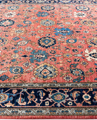 Serapi One-of-a-Kind Wool Pink Area Rug 8' 2" x 10' 0"
