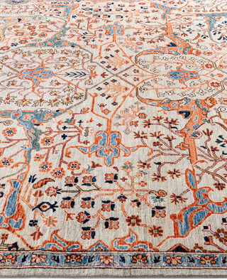Serapi One-of-a-Kind Wool Beige Area Rug 7' 11" x 9' 11"