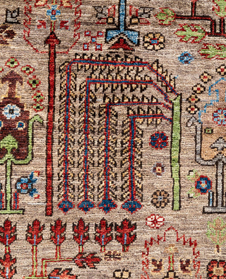 Serapi One-of-a-Kind Wool Brown Area Rug 8' 1" x 10' 0"