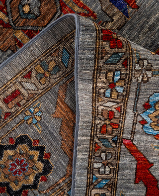 Serapi One-of-a-Kind Wool Gray Area Rug 8' 1" x 10' 0"