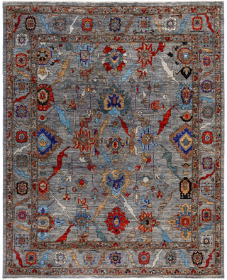 Serapi One-of-a-Kind Wool Gray Area Rug 8' 1" x 10' 0"