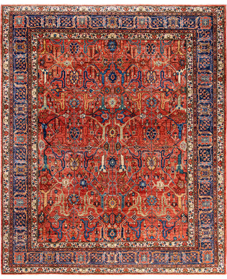 Serapi One-of-a-Kind Wool Red Area Rug 8' 3" x 10' 0"
