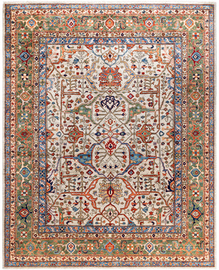 Serapi One-of-a-Kind Wool Gray Area Rug 8' 1" x 9' 11"