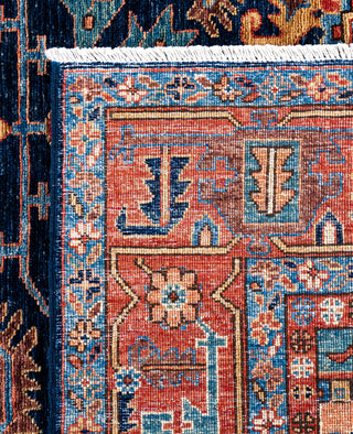 Serapi One-of-a-Kind Wool Blue Area Rug 8' 0" x 9' 10"