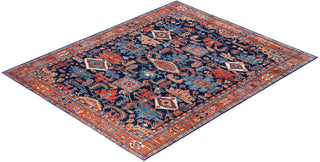 Serapi One-of-a-Kind Wool Blue Area Rug 8' 0" x 9' 10"