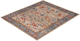 Serapi One-of-a-Kind Wool Gray Area Rug 8' 3" x 9' 9"