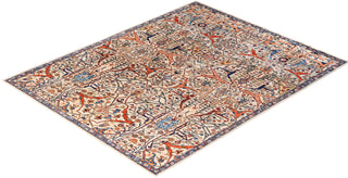 Serapi One-of-a-Kind Wool Ivory Area Rug 8' 0" x 9' 10"