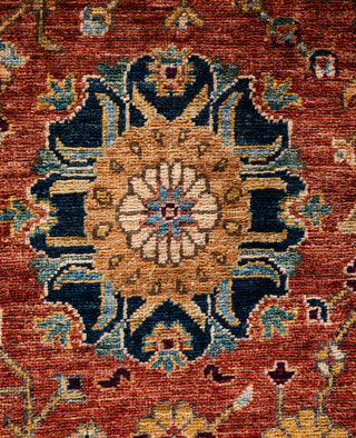 Serapi One-of-a-Kind Wool Orange Area Rug 8' 1" x 10' 1"
