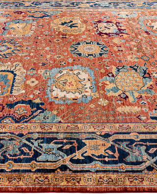Serapi One-of-a-Kind Wool Orange Area Rug 8' 1" x 10' 1"