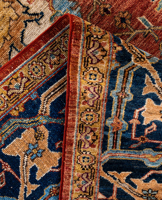 Serapi One-of-a-Kind Wool Orange Area Rug 8' 1" x 10' 1"