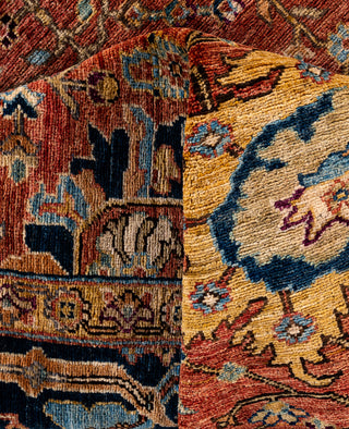 Serapi One-of-a-Kind Wool Orange Area Rug 8' 1" x 10' 1"